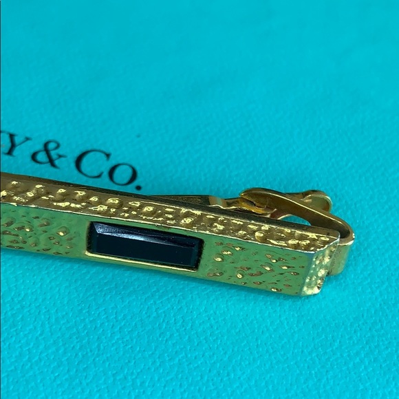 Onix stone tie clip - Picture 3 of 4